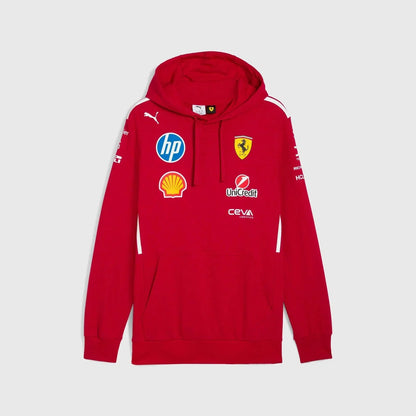 Scuderia Ferrari F1 PUMA 2025 Team Kapuzenpullover