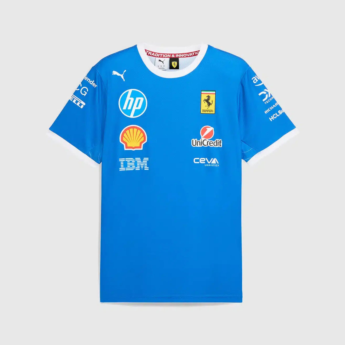 Scuderia Ferrari 2025 Monza Großer Preis von Italien Team-T-Shirt Sonderedition