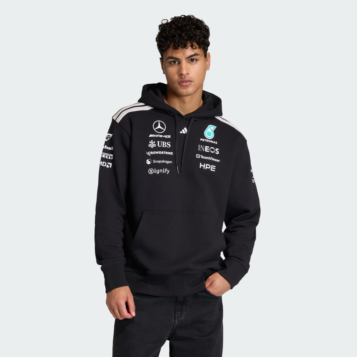 Team Driver Hoodie Sweatshirt 2026 Mercedes-AMG Petronas Formel 1 Team