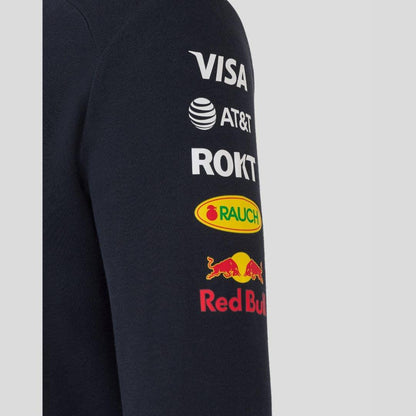 Red Bull Racing 2025 Team Kapuzenjacke mit durchgehendem Reißverschluss