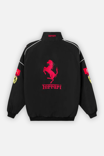 Ferrari F1 Vintage Rennjacke – Black Edition