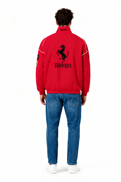 Ferrari F1 Vintage Racing Jacket – Red Edition