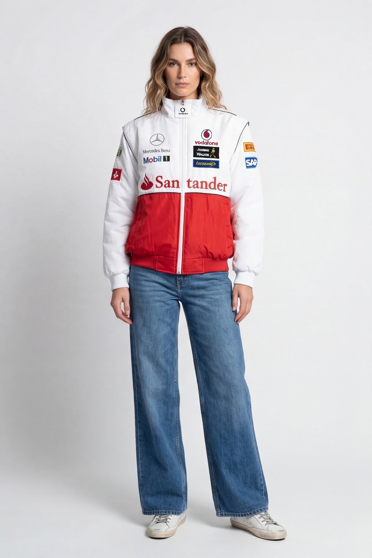 Mercedes-Benz Vintage-Jacke – Weiße Edition