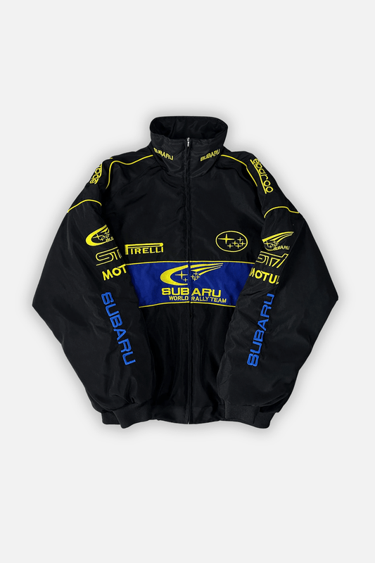Subaru Rally Vintage Racing Jacket – Black Edition