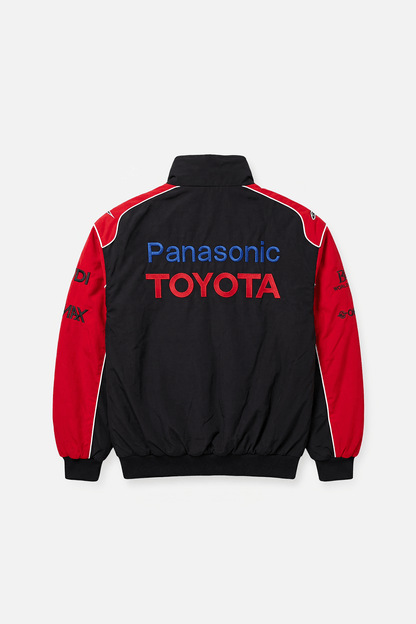 Toyota F1 Vintage Racing Jacket – Rot & Schwarz Edition